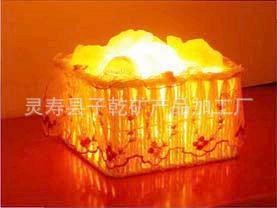 子乾礦產品批發水晶養生鹽燈廠家2-3公斤鹽巖燈汗蒸房保健燈鹽燈
