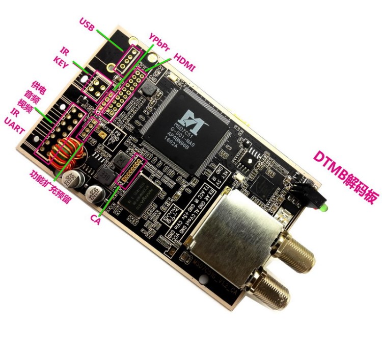 地面波移動(dòng)數(shù)字電視機(jī)頂盒用 DTMB數(shù)字電視接收板 解碼板