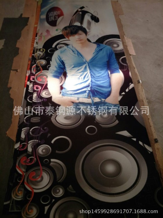 時尚主題VIP房房門板定制新款高清畫像門創意主題KTV門隔音包廂門