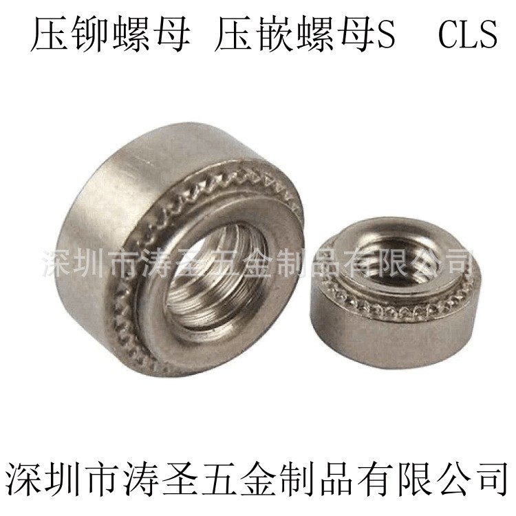 壓鉚螺母 壓嵌螺母 氣壓螺母CLS-M10-1/2