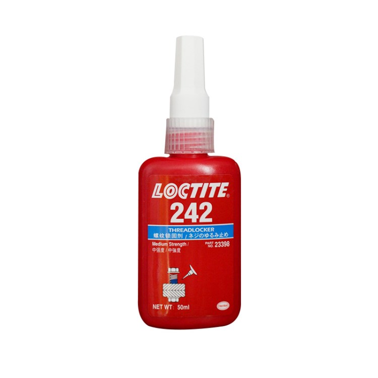 漢高Loctite樂泰242膠水螺紋鎖固劑厭氧密封膠防松緊固螺絲膠50ml