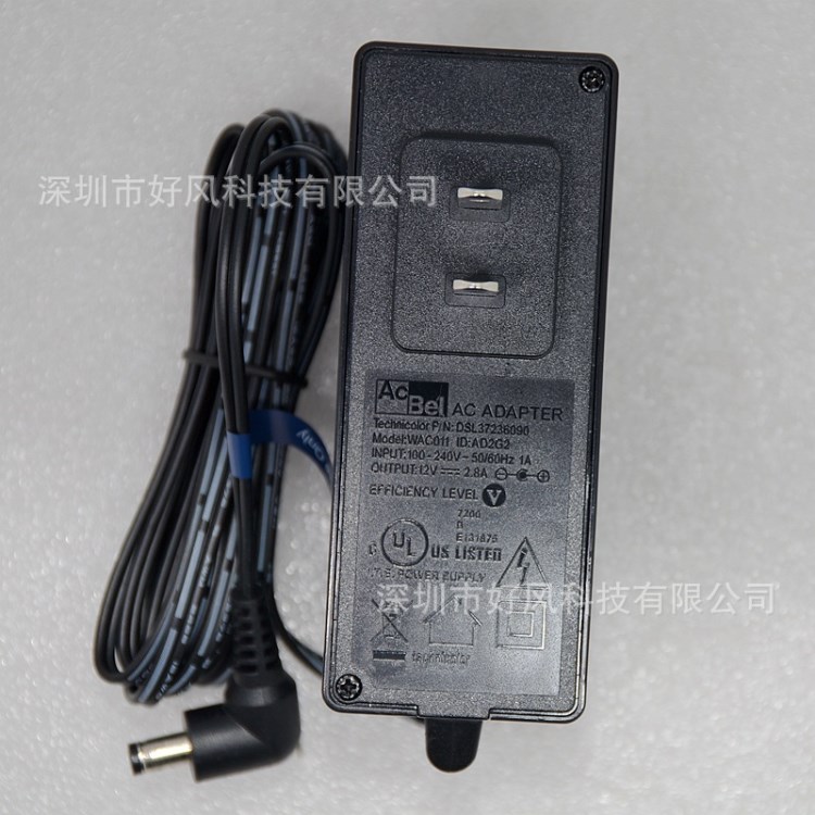 原装Ac Bel康舒12V2.8A 12032 9733鼓风机柴炉烧烤炉电源适配器