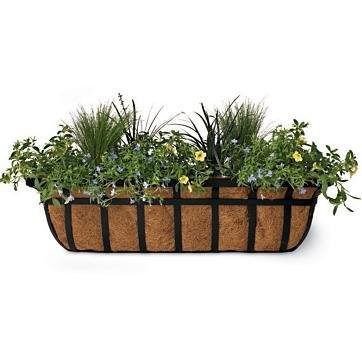 园艺壁挂窗台花箱挂篮