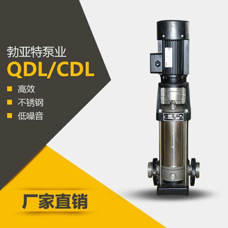 304全不銹鋼高揚(yáng)程立式離心泵CDL不銹鋼高壓泵真空泵QDL2