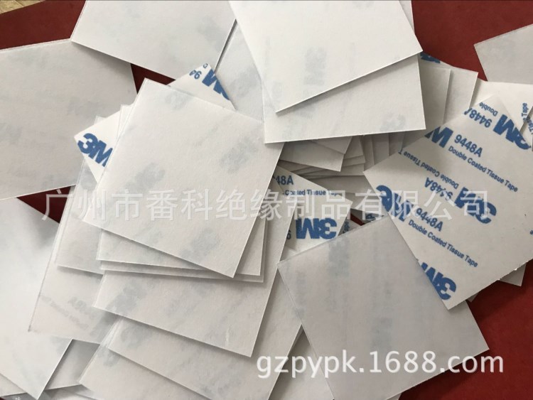供應聚脂膜PET絕緣片 背3M膠9448A透明膠片 PC塑膠麥拉片