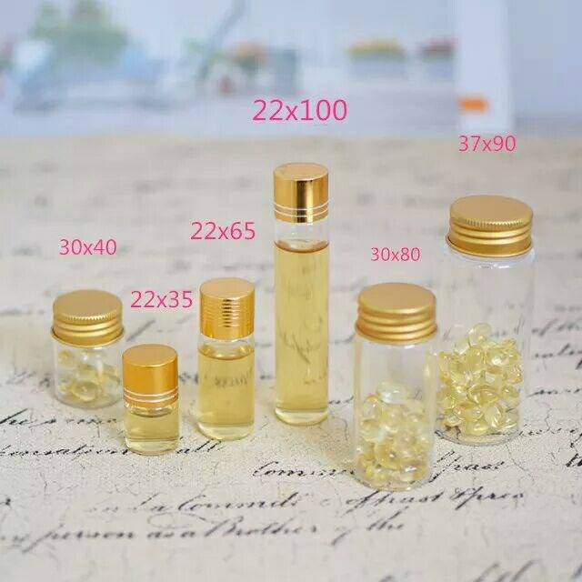 高硼硅玻璃管制瓶口服液密封瓶藥粉試管瓶精油分裝瓶小藥粉瓶