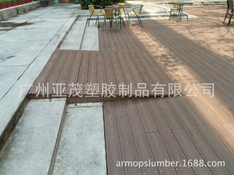 景區步道，140*20C，戶外地板好選擇，不需護理，安裝簡便