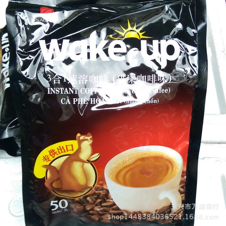 越南威拿貂鼠咖啡Wake-up猫屎咖啡三合一速溶咖啡850g*10包