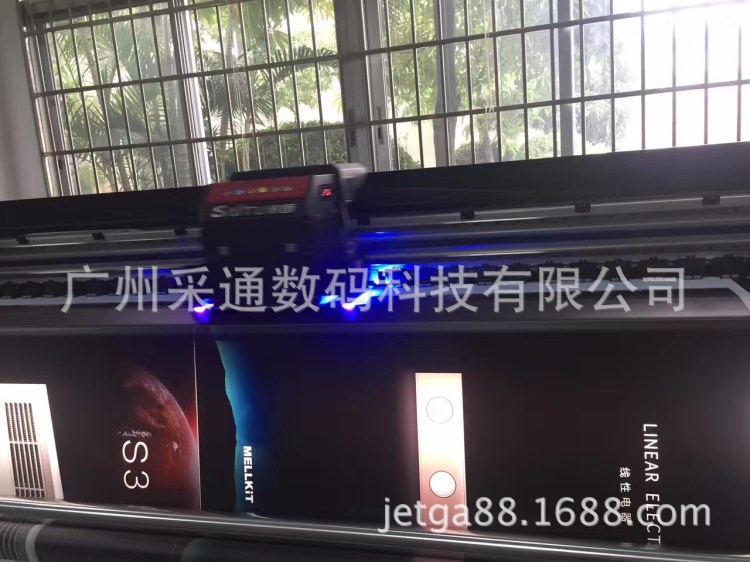 賽圖3米2工業噴頭UV機UV軟膜機 6個頭精工1024GS 7PL
