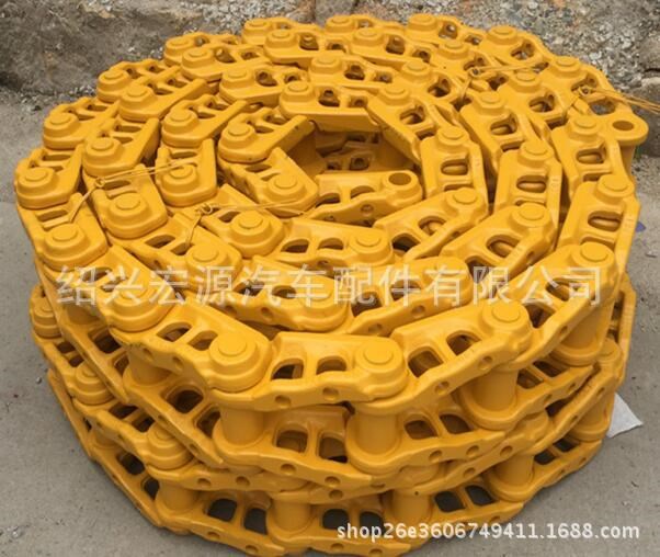 挖掘機(jī)配件 底盤四輪一帶 鏈條 鍛造 鏈軌節(jié)廠家直銷小松200 卡特
