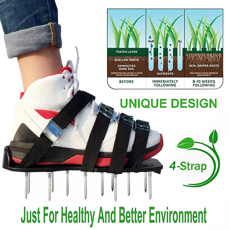 草地釘鞋 廣東草坪草釘鞋松土器 園林草釘鞋 Lawn Aerator shoes