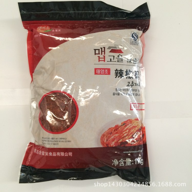 辣椒粉粗韩蜜笑1KG*12韩国辣椒粉烧烤蘸料调料批发欢迎选购