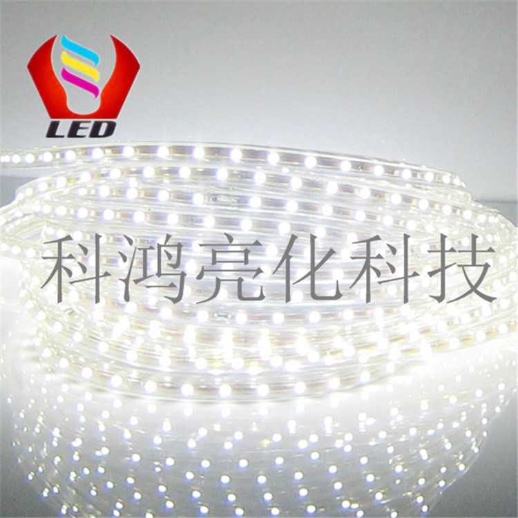 科鴻220VLED燈帶5050高壓軟光帶60珠超亮家居吊頂凹槽軟燈條批發(fā)