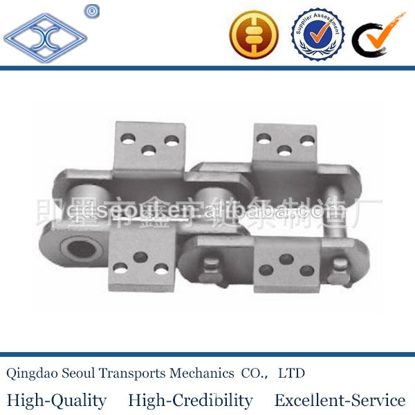 S131 青岛链条节距78.11 提升机用工程钢制套筒链附件