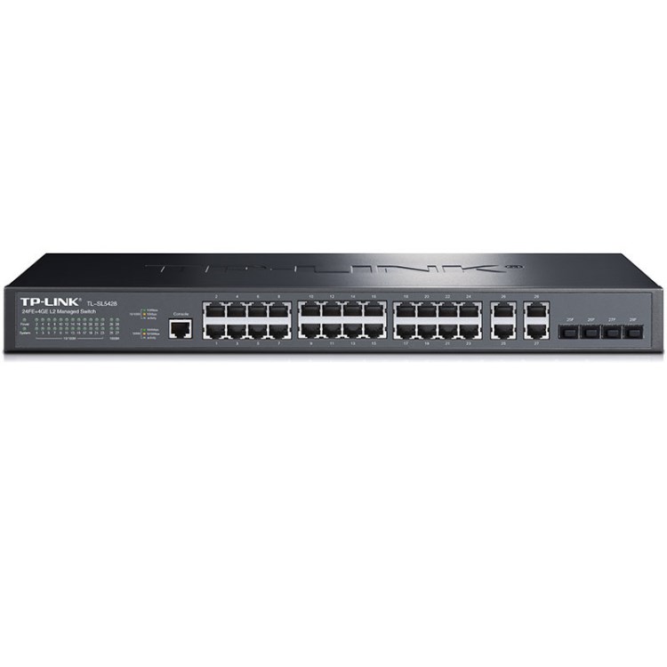 TP-LINK TL-SL5428-Combo 24FE+4GE+4SFP 千兆上聯(lián)  三層網(wǎng)管