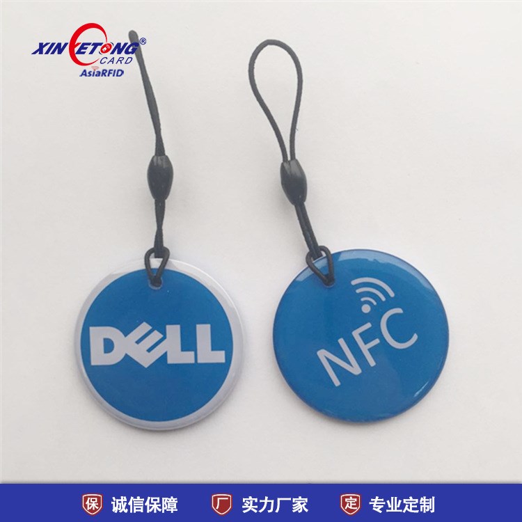 13.56Mhz定制印刷Ultralight NFC 滴膠卡 NFC 水晶卡