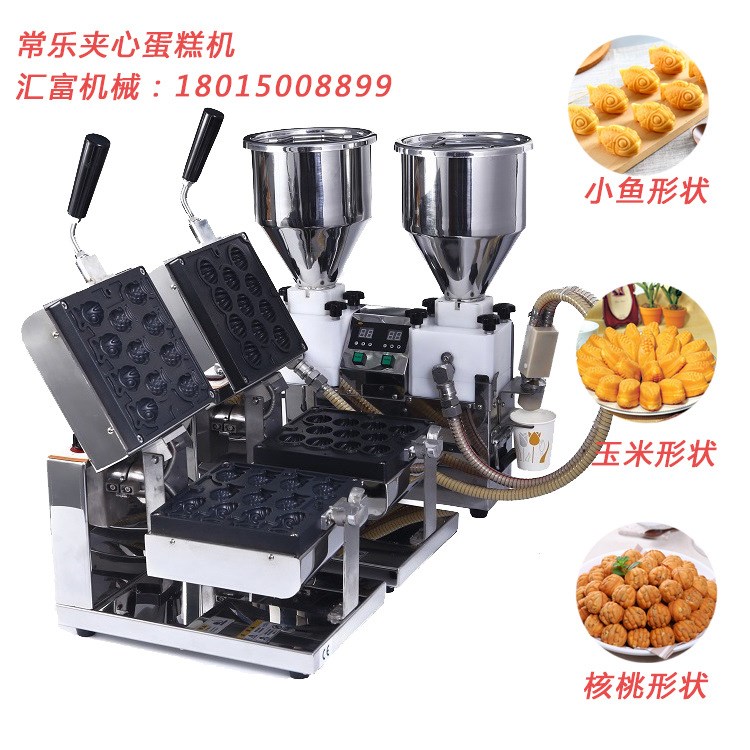 常州廠家直銷常樂(lè) 新品韓式雙頭華夫機(jī) 商用可旋轉(zhuǎn)華夫餅機(jī)