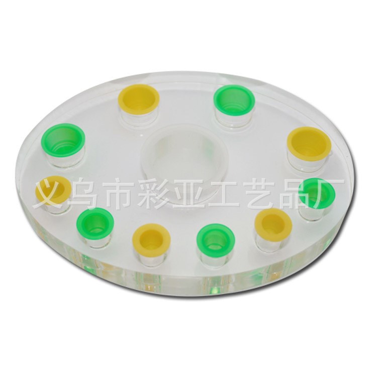 亞克力紋身器材 亞克力不銹鋼針嘴架 配件水晶展示架 亞克力杯墊