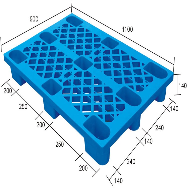 廠家生產(chǎn)1109網(wǎng)格九角塑料托盤 呼和浩特 包頭 西藏可疊放托盤