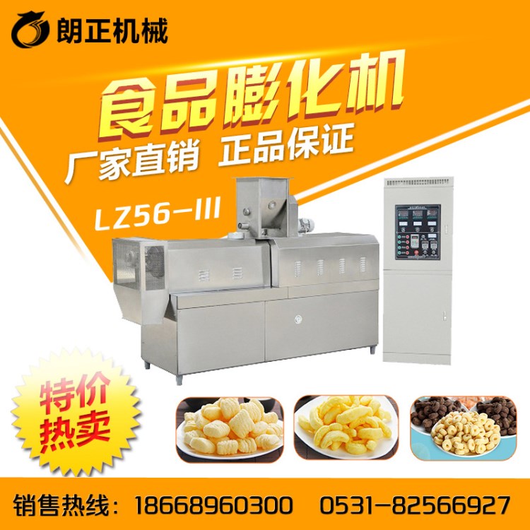 濟(jì)南面粉 淀粉 玉米粉膨化機(jī),多功能食品膨化機(jī) 膨化飼料設(shè)備廠家