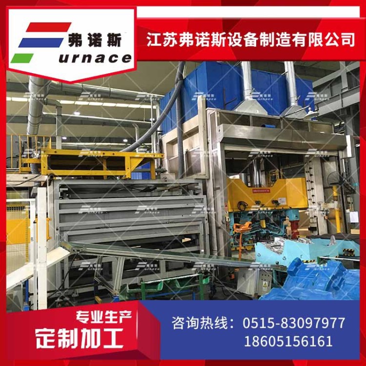汽車內飾件烘箱輻射加熱全自動上料烘道汽車內襯烘箱