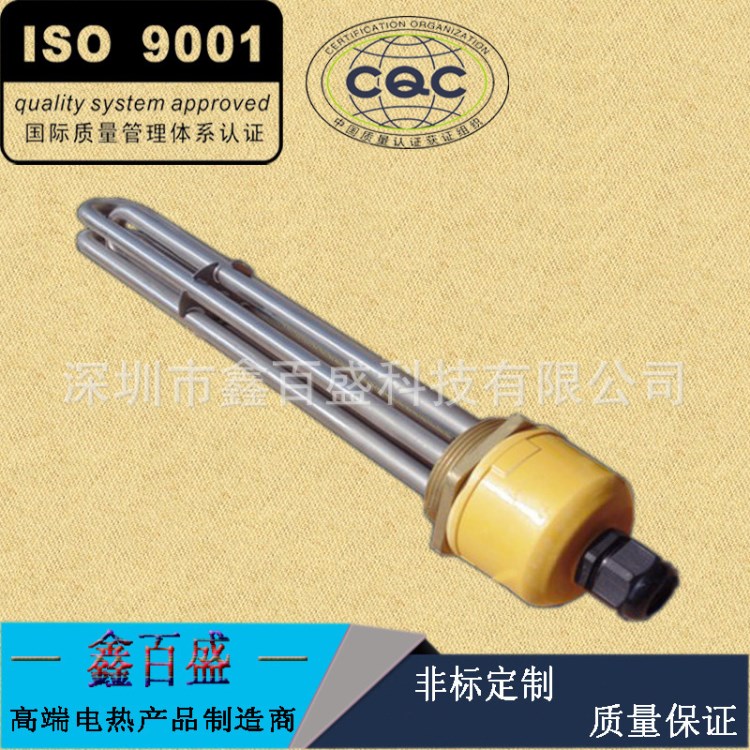 DN40 DN50鍋爐電熱管 太陽能水箱電加熱管 法蘭加熱管 220V 380V