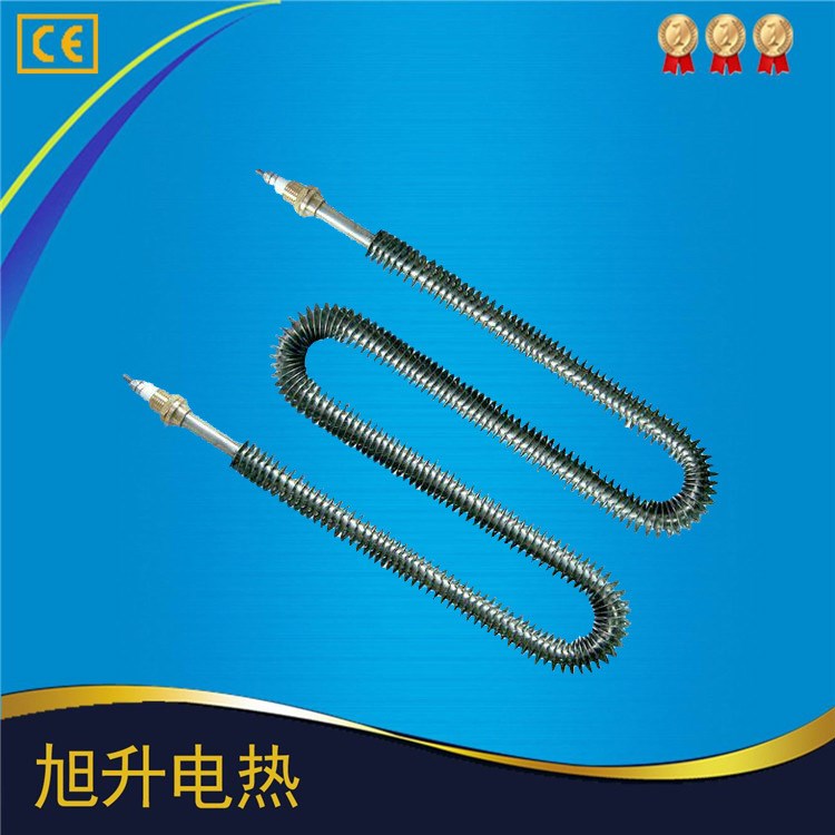 W型U型不銹鋼散熱片加熱管 高溫干燒耐用翅片電熱管