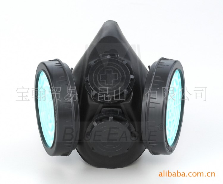 BLUE EAGLE 藍鷹勞保用品 TPE 防塵口罩 NP304 雙濾罐型