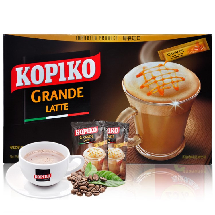 印尼 可比可KOPIKO 摩卡拿铁卡布奇诺 即溶咖啡 冲饮