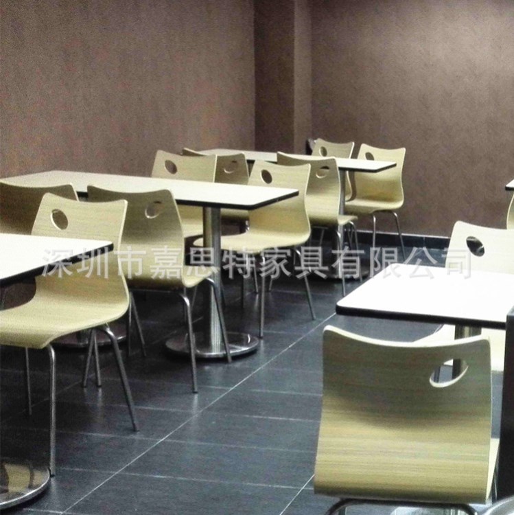 供應麥肯快餐桌椅價格 防火板餐臺 小吃店快餐桌廣東 批發