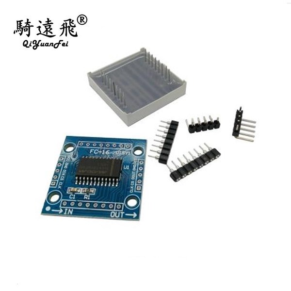 MAX7219 LED點陣模塊Arduino/51/STM32單片機(jī)控制驅(qū)動 散件未焊接