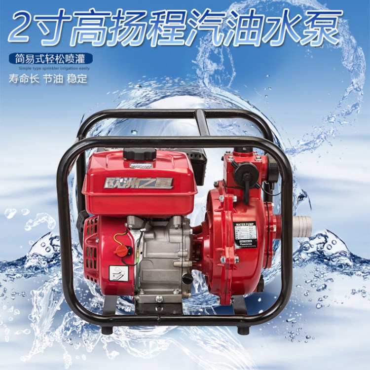 汽油水泵 高揚程水泵 2寸汽油抽水機 水泵 170動力 廠家直銷