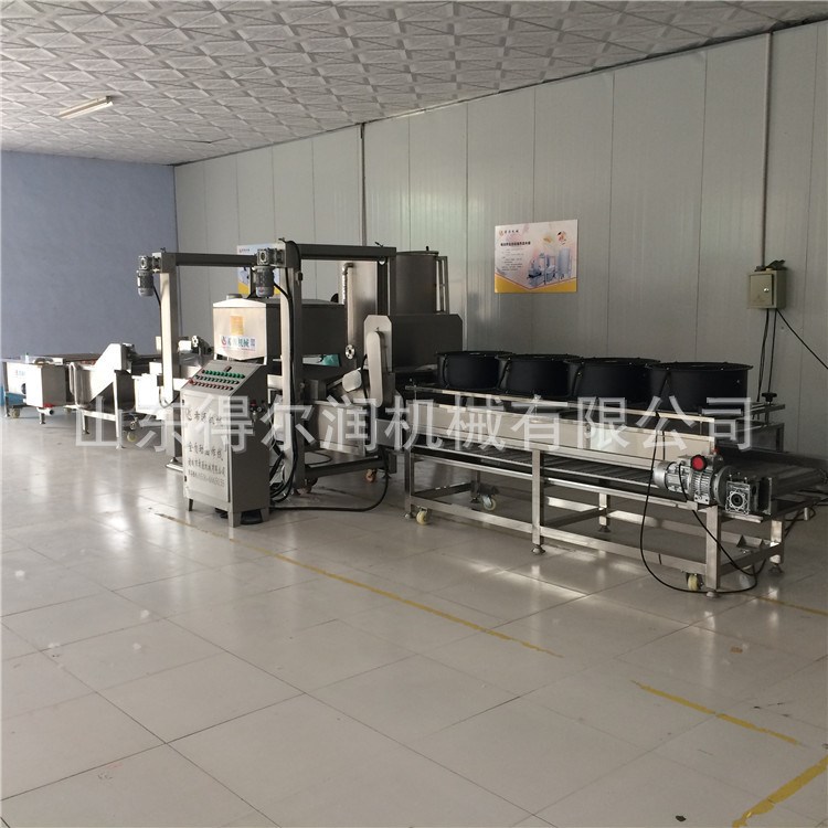 淮南市 煎餅果子連續油炸機 技術先進 可定制設備