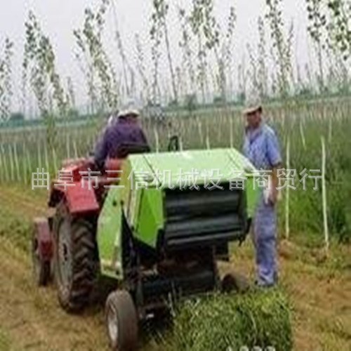 定做供应稻草小麦秸秆 农作物捡拾打圆捆机 自动捡拾秸秆打捆机