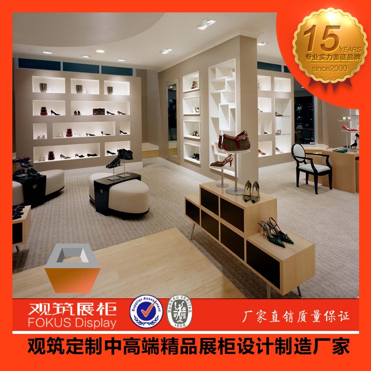 展示柜廠家定做鞋店精品展示柜 皮具展廳設(shè)計(jì) 鞋店展示柜商場(chǎng)專柜