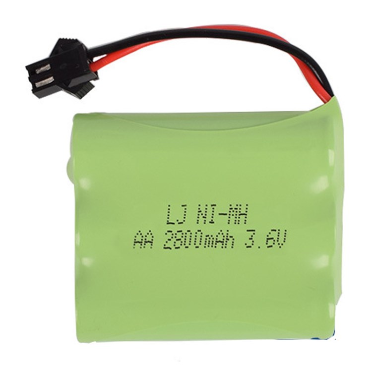 3.6V M型 2800mAh鎳氫電池組AA5號充電電池遙控電動玩具
