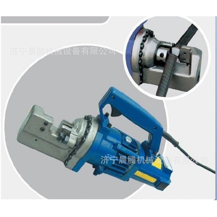 小型便攜式電動鋼筋剪晨騰機械新款攜帶方便電動液壓鋼筋剪斷機