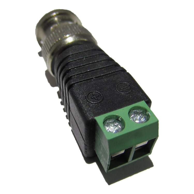 綠色BNC連接器 視頻轉電源 雙絞線傳輸