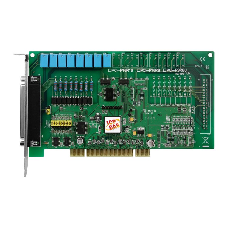 16通道隔離數(shù)字量輸入和16路繼電器輸出指令卡PCI-P16R16U