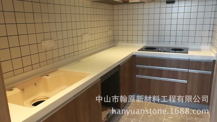 美國(guó)杜邦可麗耐 Corian WJ229茉莉廚房臺(tái)面洗手臺(tái)面茶水間臺(tái)面