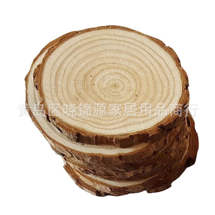 圓木片diy木片 手繪涂鴉配件飾品 松木年輪木片實(shí)木擺件裝飾攝影
