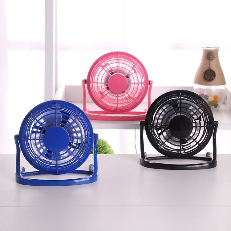 夏季便捷USB塑料靜音桌面風(fēng)扇 充電寶筆記本電腦4寸迷你小風(fēng)扇