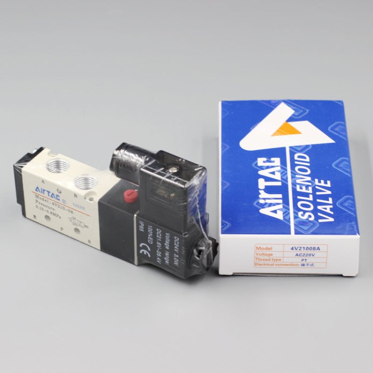 AIRTAC蒸汽亞德客電磁閥4V210-08 脈沖液壓水用電磁閥線圈