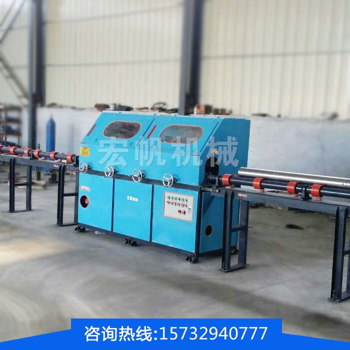 廠家直銷鋼管外圓打磨拋光機 雙組方管除銹拋光機 電動立式拋光機