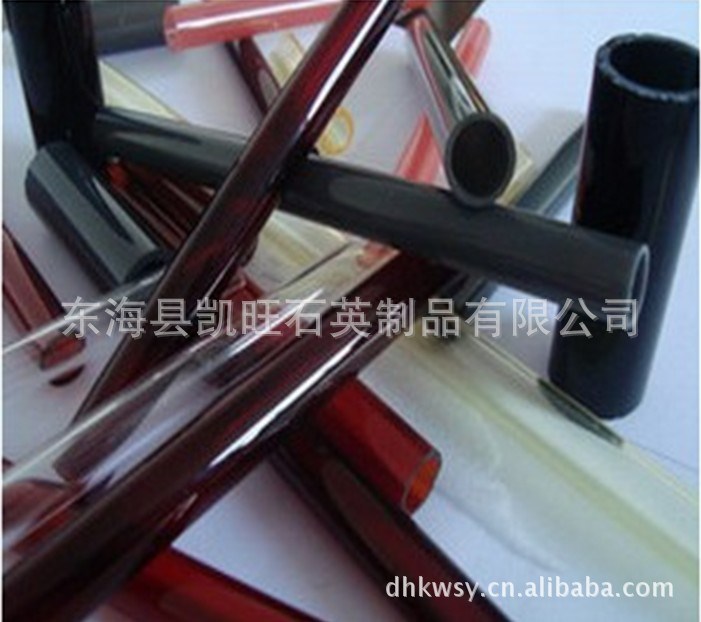 供應彩色石英管 紅色石英管