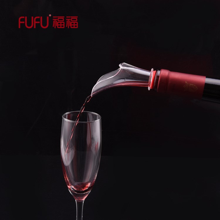 新款創(chuàng)意歐美婚慶禮品  廚房用品 葡萄酒倒酒器 紅酒導酒器 酒漏