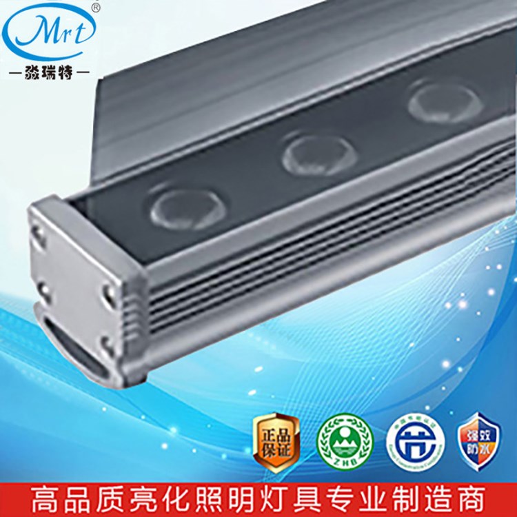 LED大功率單色RGB廣告牌建筑輪廓墻面投射線條輪廓洗墻燈30W
