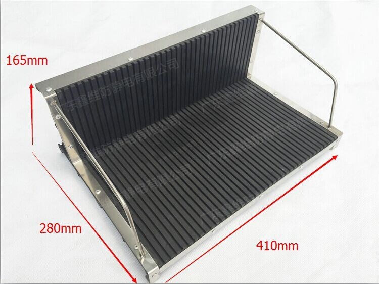 防靜電SMT掛籃車掛籃L型注塑不銹鋼P(yáng)CB周轉(zhuǎn)掛籃插板架 38槽