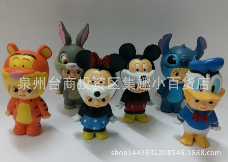 6款BB米奇 丘比特娃娃 等公仔擺件