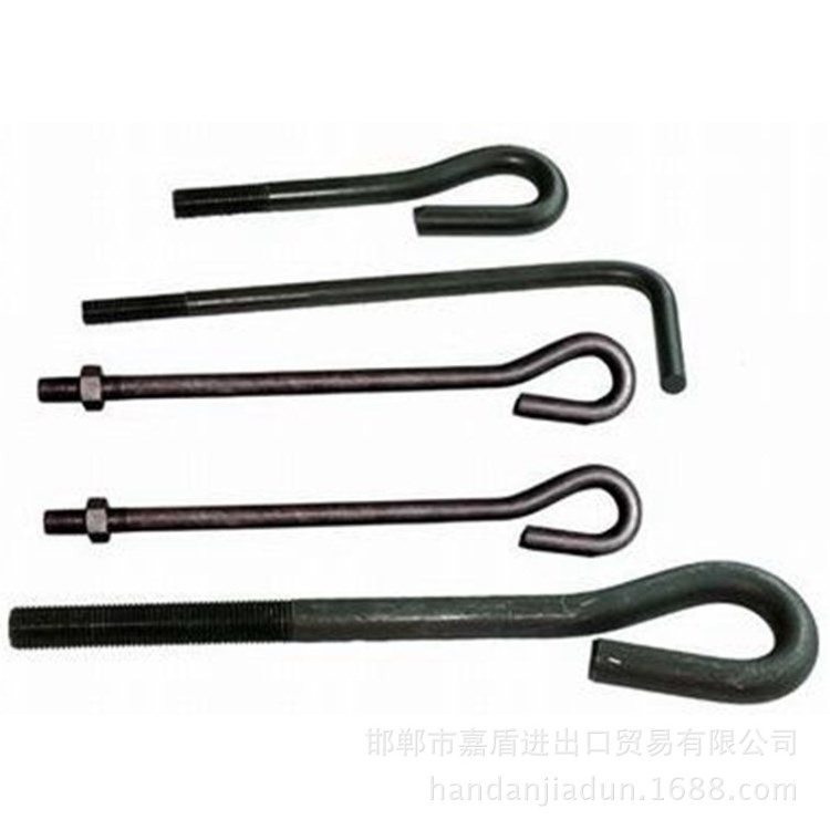 【嘉盾緊固件】生產M16*450及多種規(guī)格鍍鋅地腳螺栓 地腳螺絲